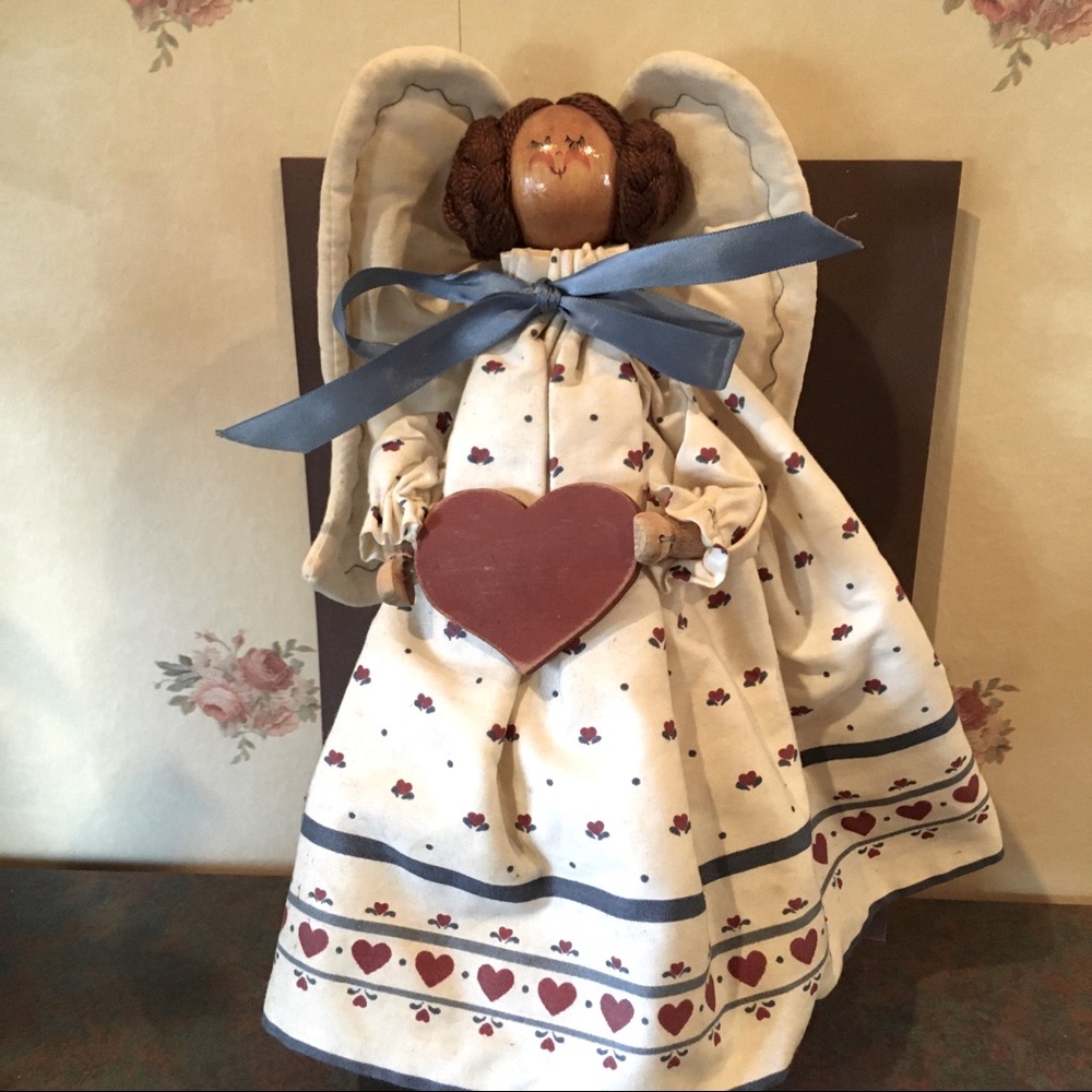 BOGO Handmade signed country angel doll puppet